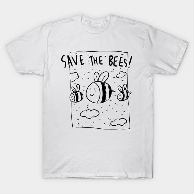 save the bees T-Shirt by MagnumOpus